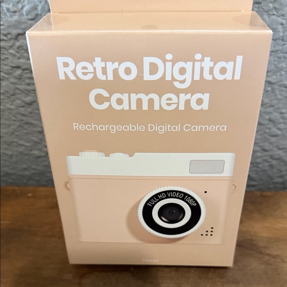 Target Other - Retro Digital Camera - Tan -Rechargeable Compact Camera